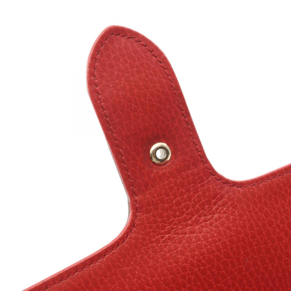 GUCCI Authentic Red Leather Shoulder Bag - Picture 8 of 10